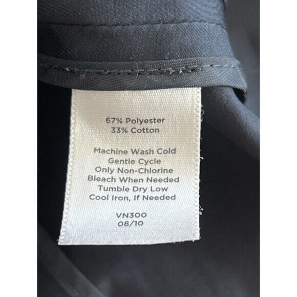 Talbots Black Hooded Jacket Womens Size S Polyester & Cotton Blend - Picture 5 of 11